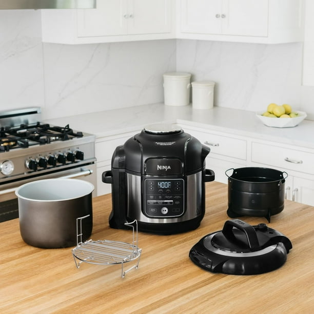 Ninja OS400C Foodi 10-in-1 8-quart XL Pressure Cooker Air Fryer Multicooker, Stainless