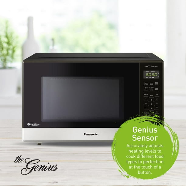 Panasonic NNST676S Mid-Size 1.2 cft. Genius Microwave Oven, Stainless Steel