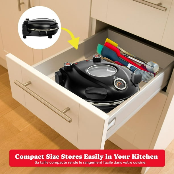 Piezano Pizza Oven Electric Pizza Oven, Indoor/Outdoor Portable Countertop