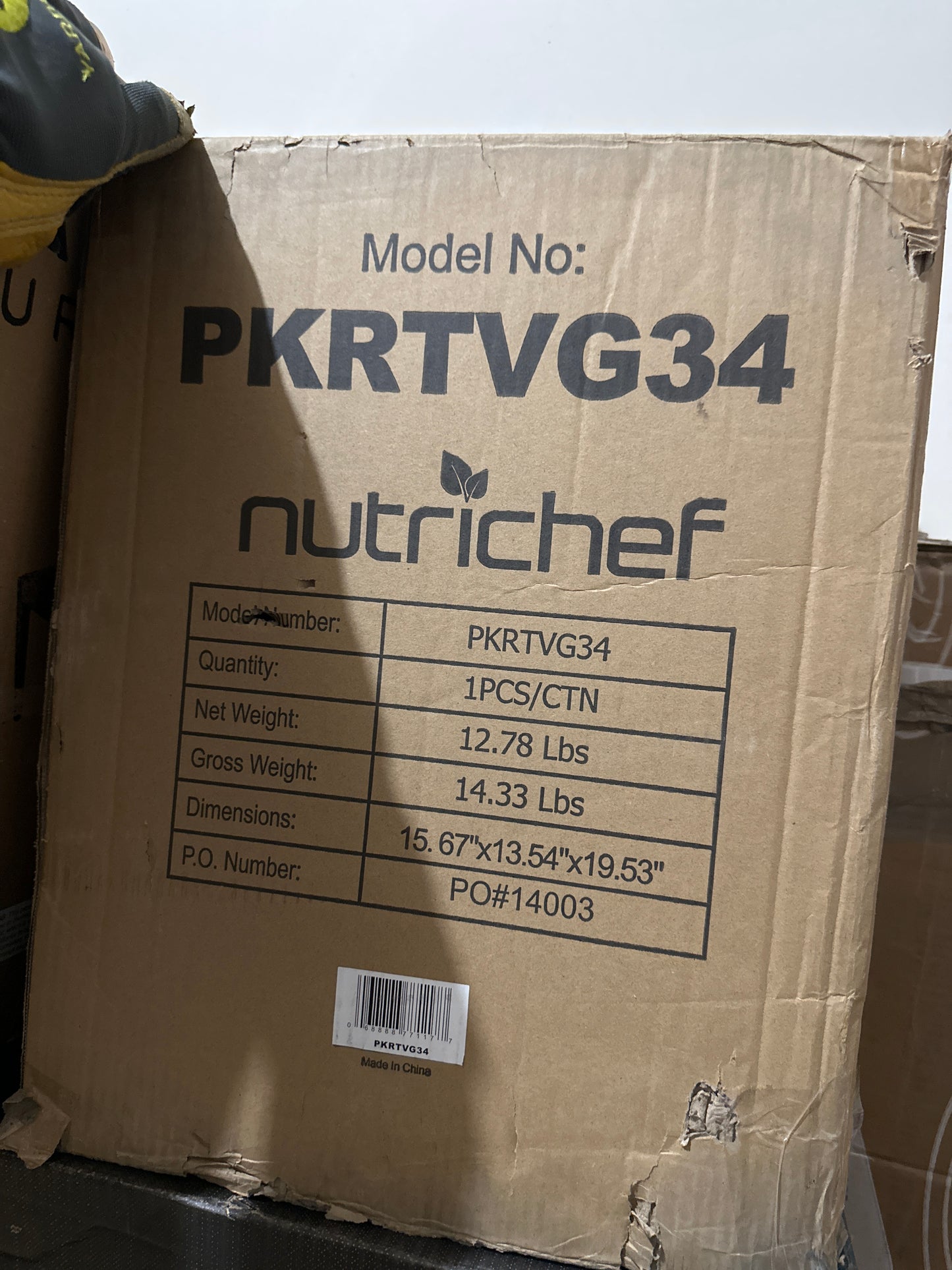 NutriChef PKRTVG34 Kitchen Countertop