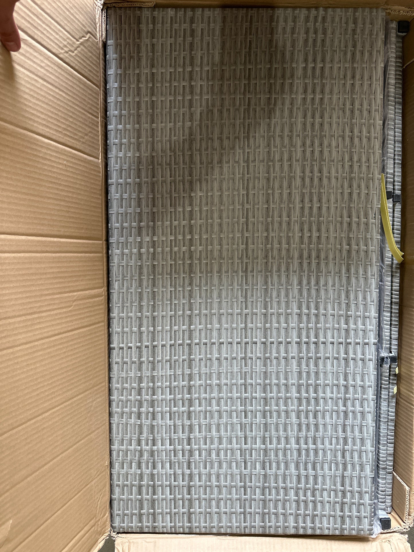 RIDGE 7-Pc Rattan Dining with Ottoman - New