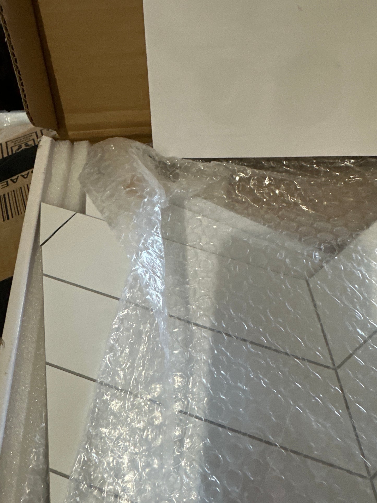 12" x 13" Stone Composite Peel & Stick Mosaic Tile