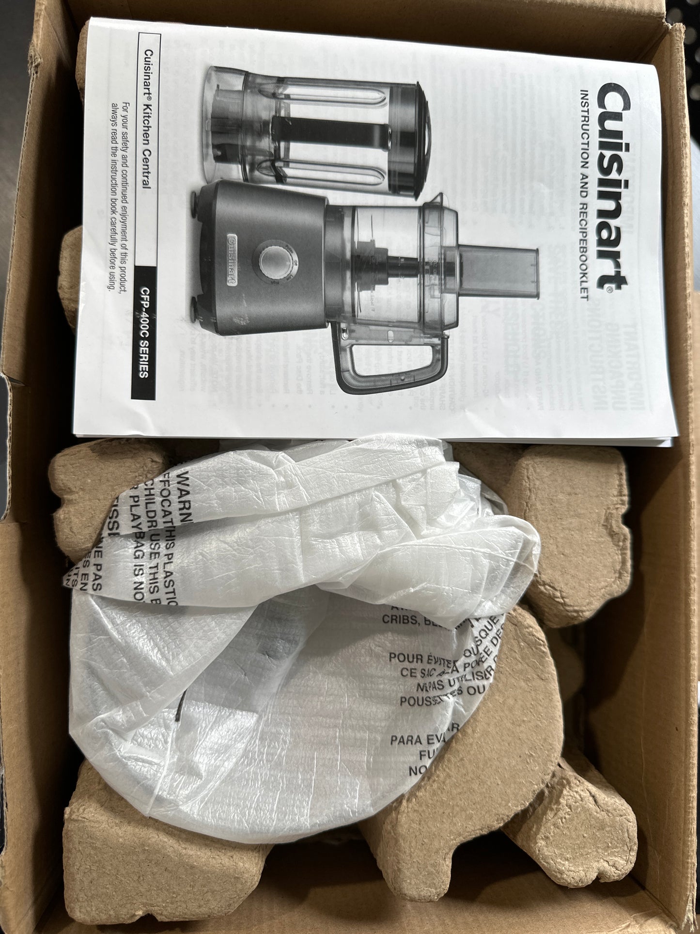 Cuisinart CFP-400C 2-in-1 Food Processor & Blender