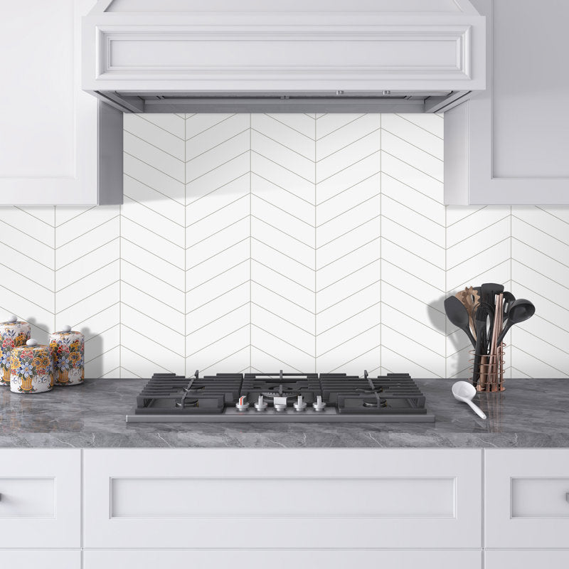 12" x 13" Stone Composite Peel & Stick Mosaic Tile