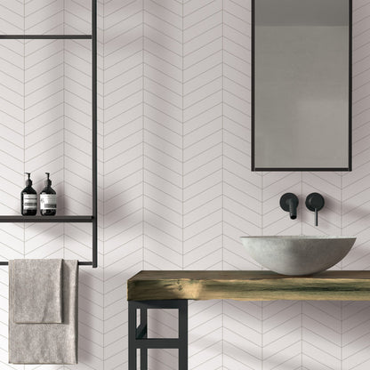12" x 13" Stone Composite Peel & Stick Mosaic Tile