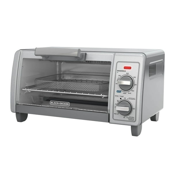 BLACK + DECKER TO1785SGC 4-Slice Toaster Oven with Air Fry Technology