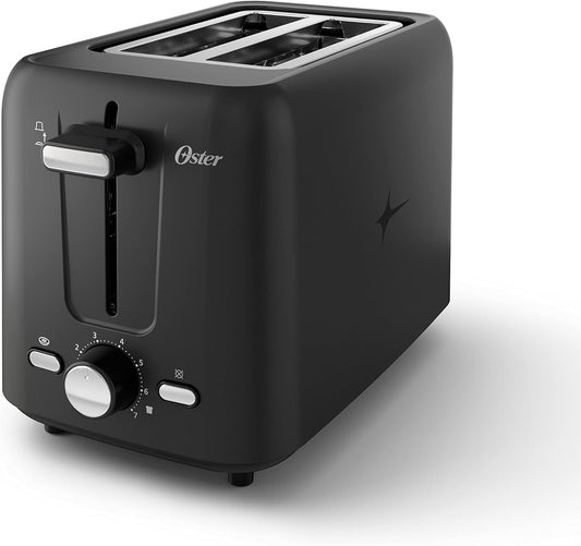 Oster 2-Slice Toaster with Custom Bagel Setting and Extra-Wide Slots